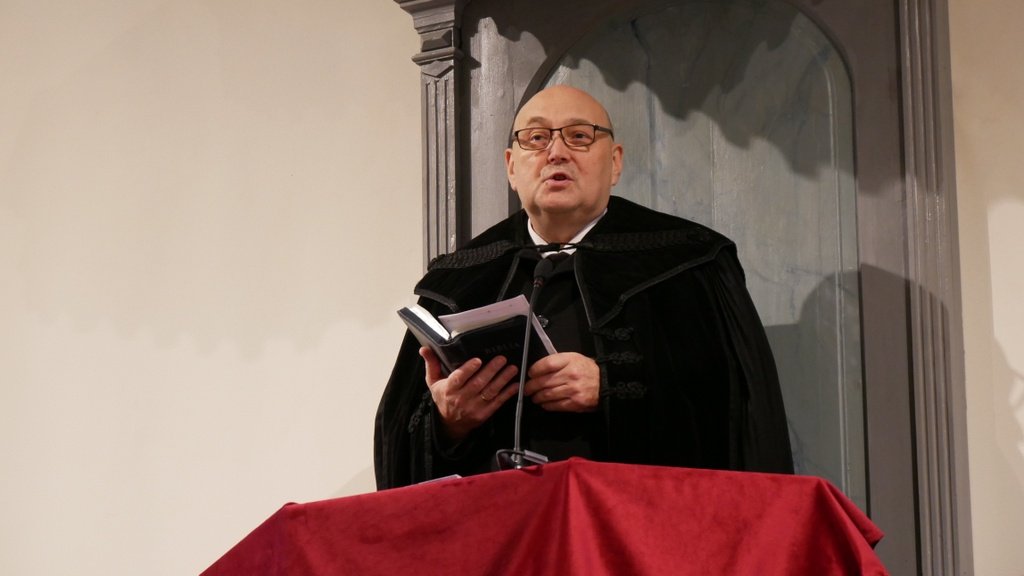 Steinbach József. Felújított nagypiszanicai református templom hálaadó istentisztelet - 2025. december 13. - Fotó: refdunantul.hu