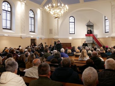 Felújított nagypiszanicai református templom hálaadó istentisztelet - 2025. december 13. - Fotó: refdunantul.hu