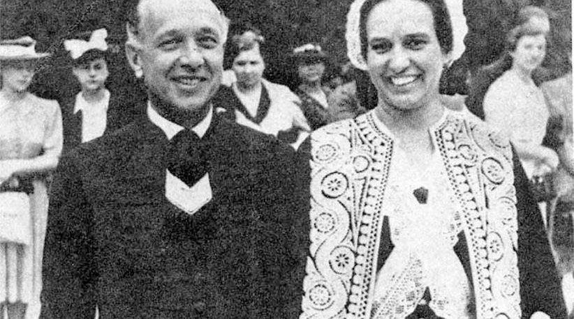 Zsindely Ferenc és Zsindelyné Tüdős Klára 1938-ban, fotó: archívum