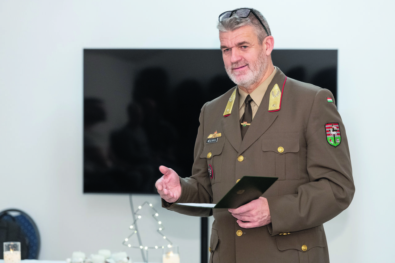 Mészáros László protestáns tábori püspök, Fotó: Kiss László