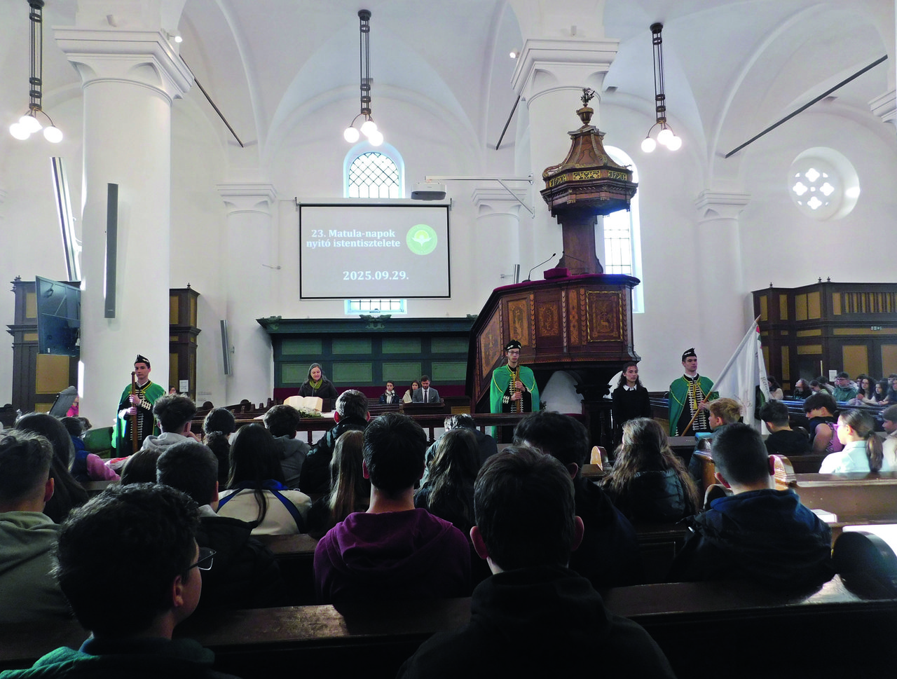 A 23. Matula-napok nyitó istentisztelete a Kistemplomban