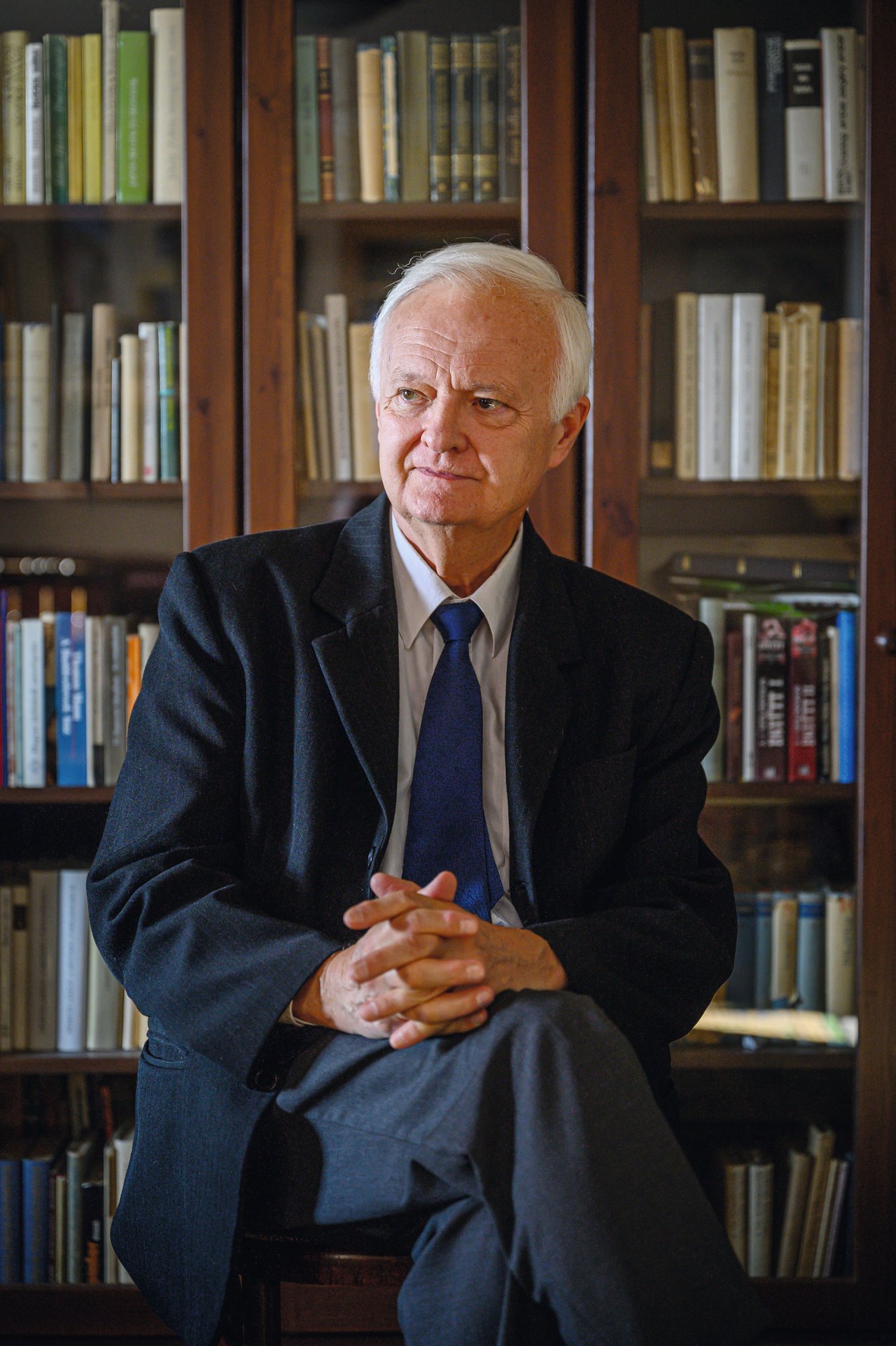 P. Tóth Béla református lelkésszel és pszichológus, fotó: Sebestyén László