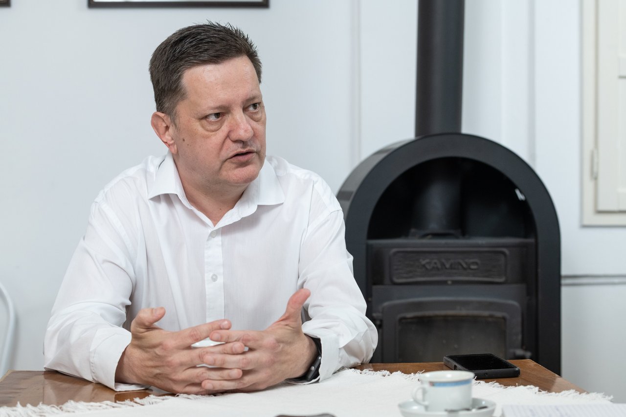 Szentgyörgyi László, sárvári lelkipásztor, őrségi esperes 2025 június - Fotó: Kiss László