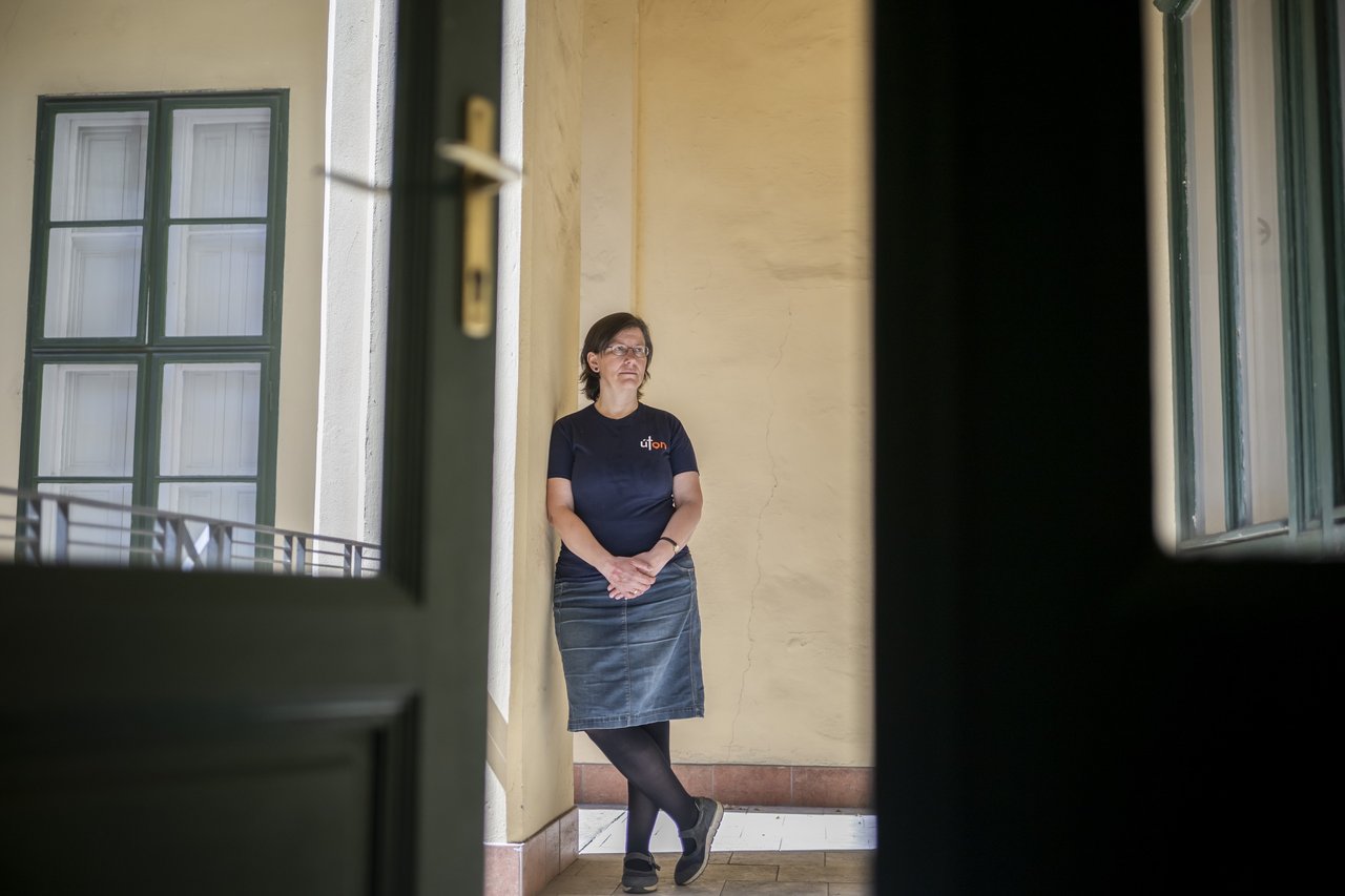 Győrffy Eszter, a Szentírás Szövetség Alapítvány vezetője - 2025 április - Fotó: Sebestyén László